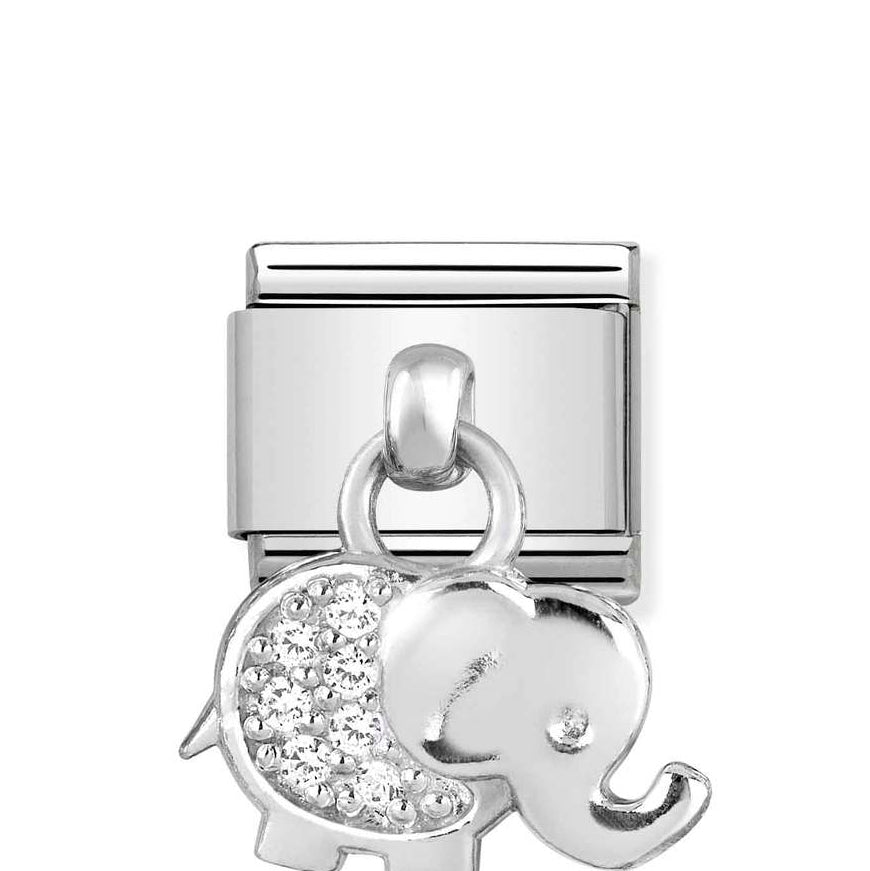 Nomination Classic CZ Elephant Pendant Charm - MococoNomination331800/178033497399762Charms and Links