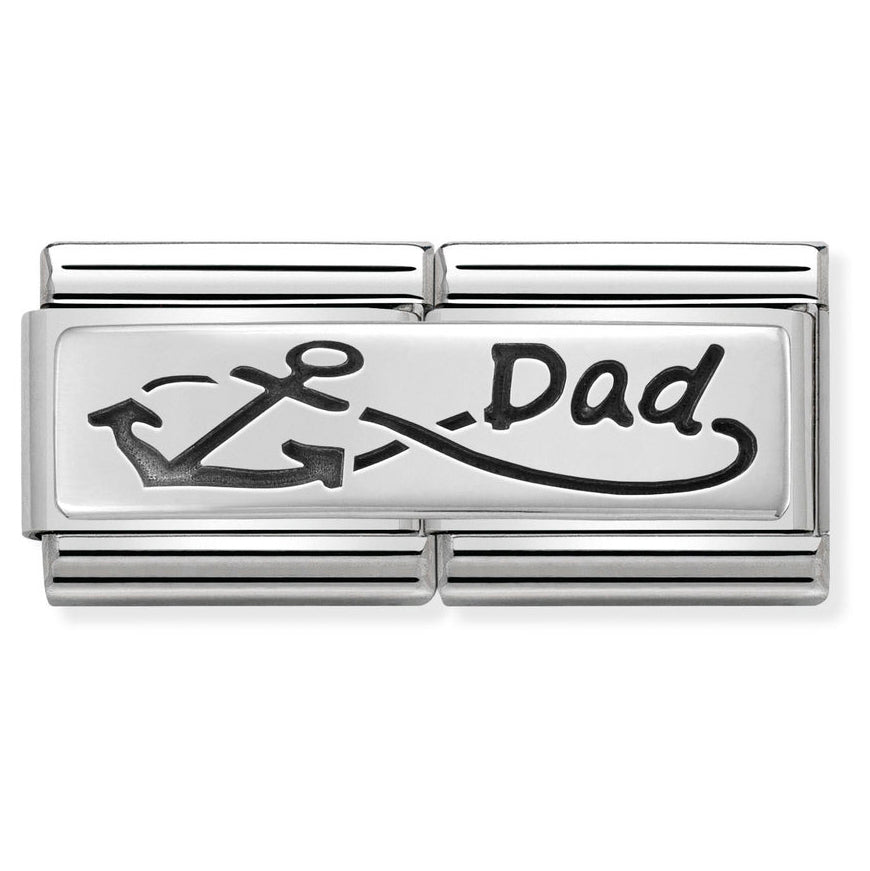 Nomination Classic Double Silver Infinity Dad Charm - MococoNomination330710/058033497412089Charms and Links