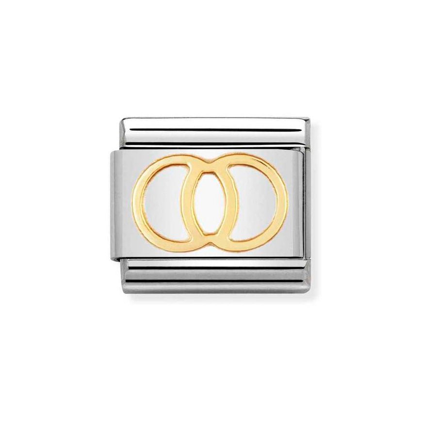 Nomination Classic Gold Wedding Rings Charm - MococoNomination030109/218033497036995Charms and Links