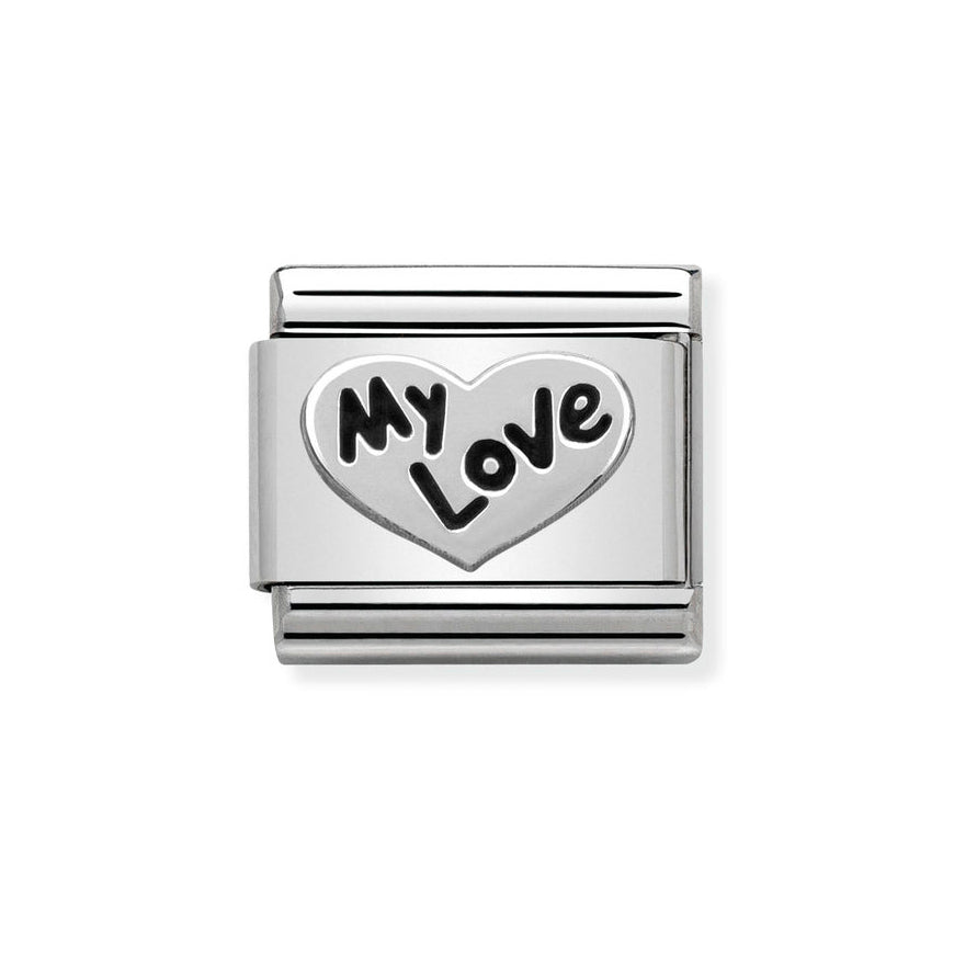 Nomination Classic Heart My Love Charm - MococoNomination330101/098033497362599Charms and Links