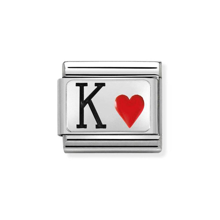 Nomination Classic King of Hearts Charm - MococoNomination330208/288033497478467Charms and Links