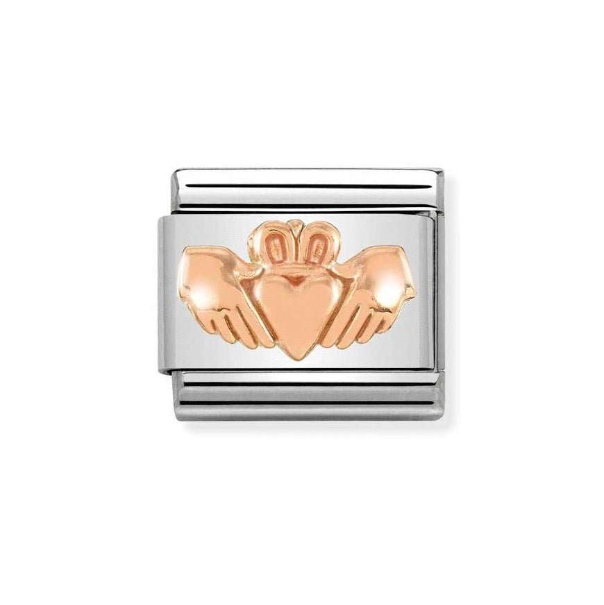 Nomination Classic Rose Gold Claddagh Charm - MococoNomination430106/208033497491879Charms and Links
