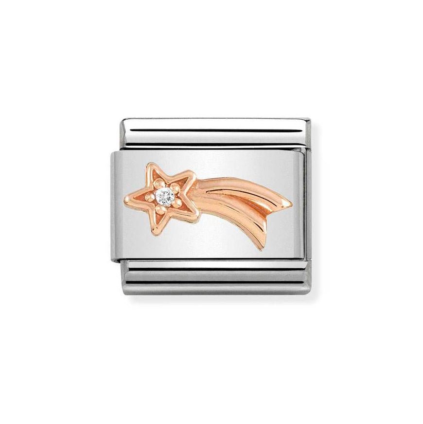 Nomination Classic Rose Gold CZ Shooting Star Charm - MococoNomination430305/218033497478870Charms and Links