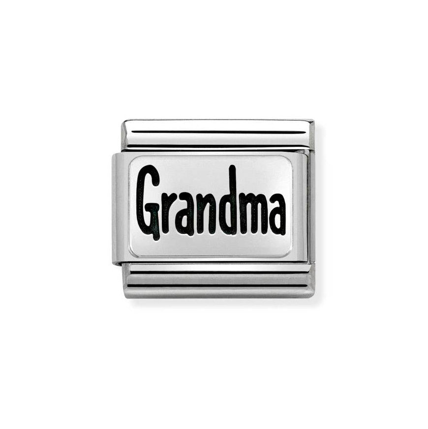 Nomination Classic Silver Grandma Charm - MococoNomination330102/448033497420428Charms and Links
