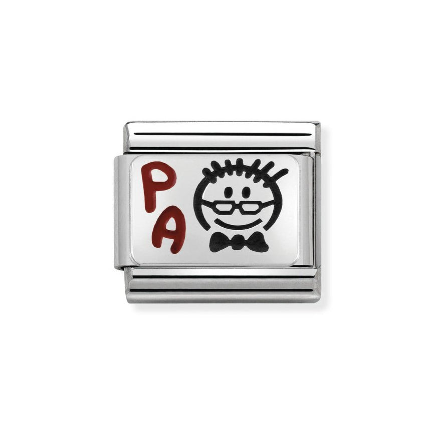 Nomination Classic Silver Grandpa Charm - MococoNomination330208/128033497378941Charms and Links