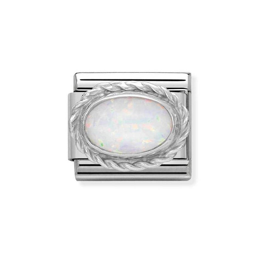 Nomination Classic Silver Opal October Birthstone Charm - MococoNomination330503/078033497483218Charms and Links