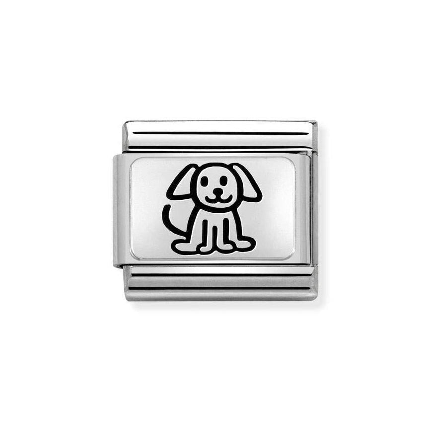 Nomination Classic Silver Puppy Dog Charm - MococoNomination330109/528033497491657Charms and Links