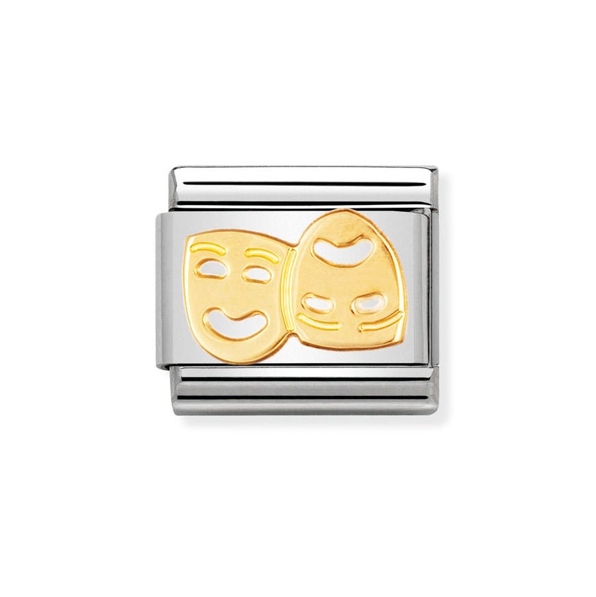 Nomination Classic Theatre Masks Charm - MococoNomination030110/018033497011336Charms and Links
