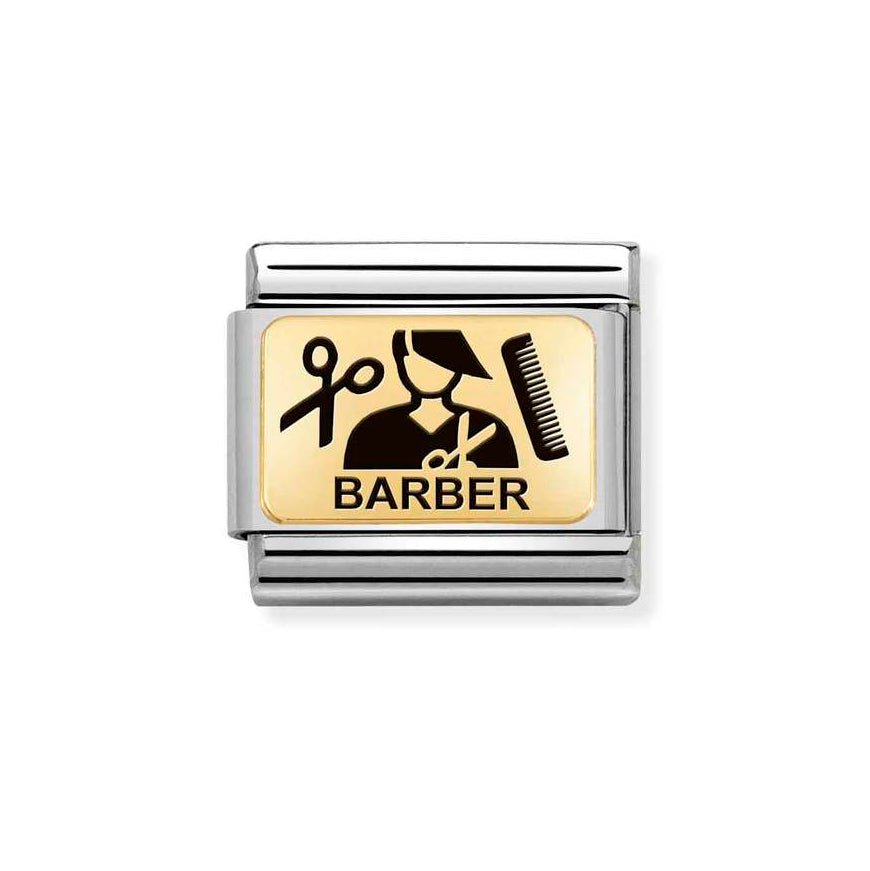 Nomination Gold Classic Barber Charm - MococoNomination030166/138033497510310Charms and Links