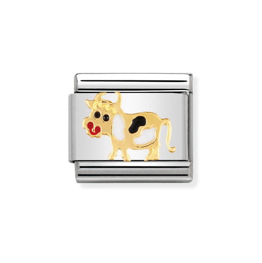 Nomination Gold Classic Cow Charm - MococoNomination030212/048033497038050Charms and Links