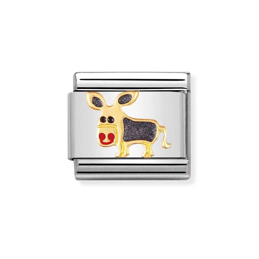 Nomination Gold Classic Donkey Charm - MococoNomination030212/038033497038043Charms and Links