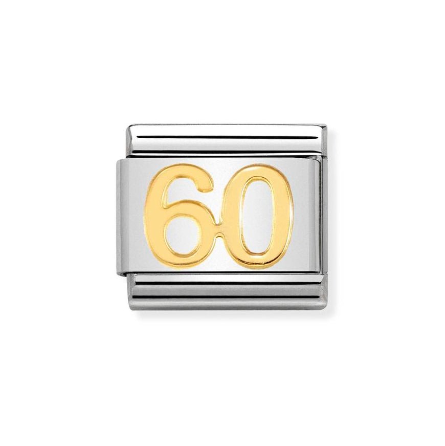 Nomination Gold Classic Number 60 Charm - MococoNomination030109/438033497459114Charms and Links