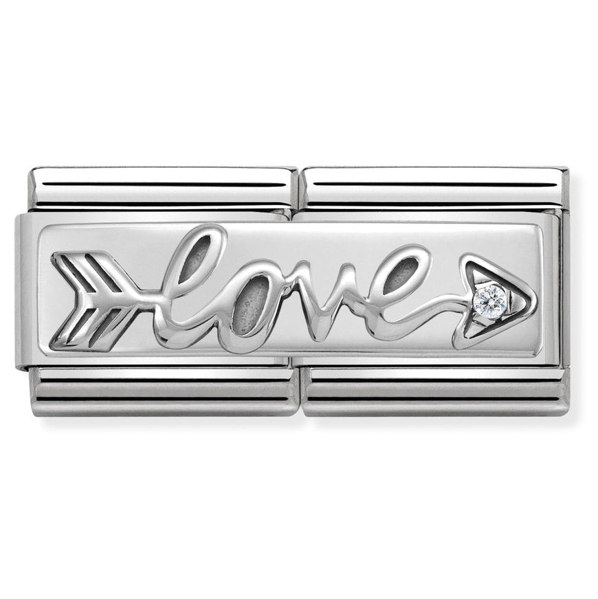 Nomination Love Arrow Double Charm - MococoNomination330730/028033497412102Charms and Links