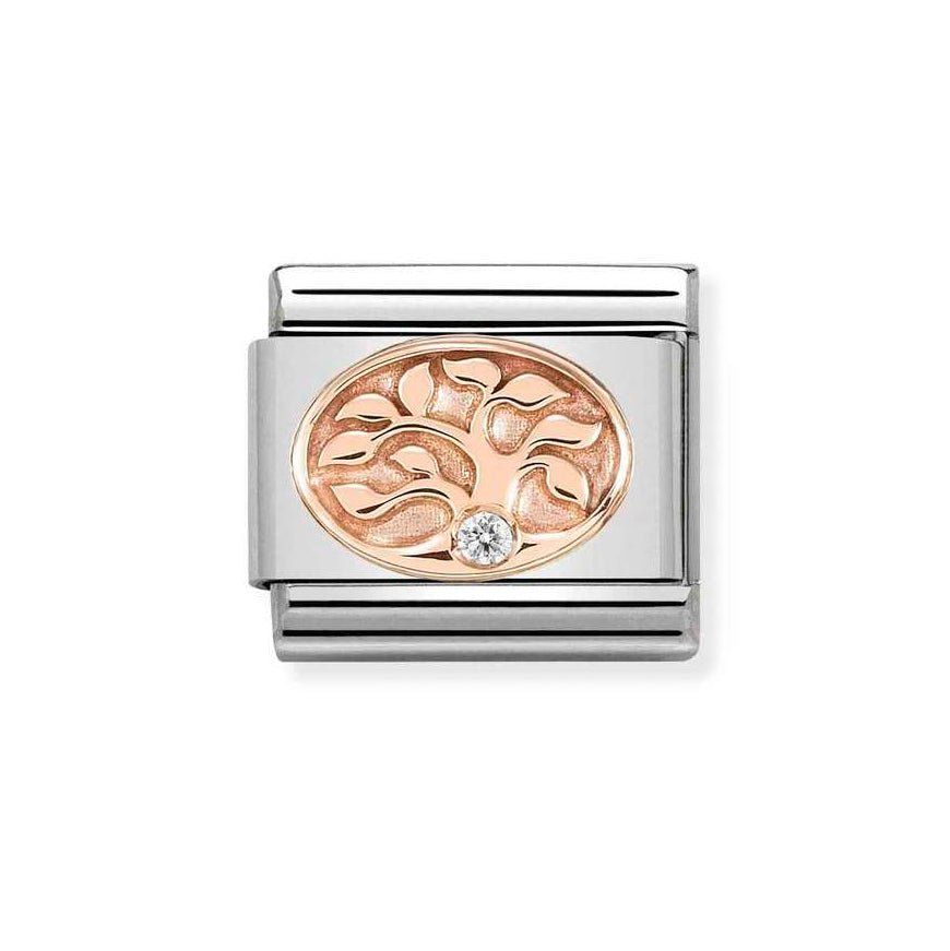 Nomination Rose Gold and CZ Tree of Life Charm - MococoNomination430305/128033497461049Charms and Links