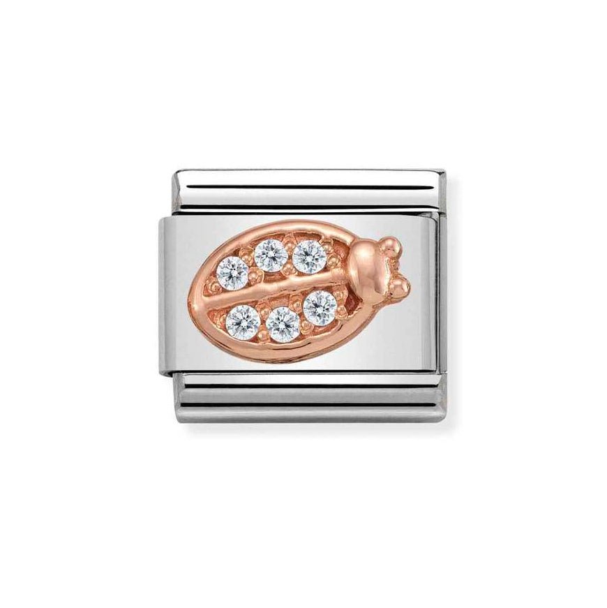Nomination Rose Gold Classic Cz Ladybird Charm - MococoNomination430302/158033497412676Charms and Links