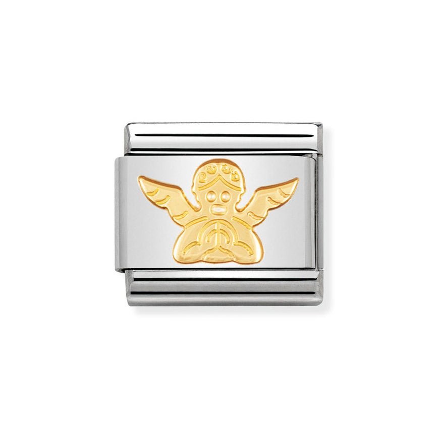 Nomination Two Tone Classic Angel Charm - MococoNomination030105/048033497010834Charms and Links