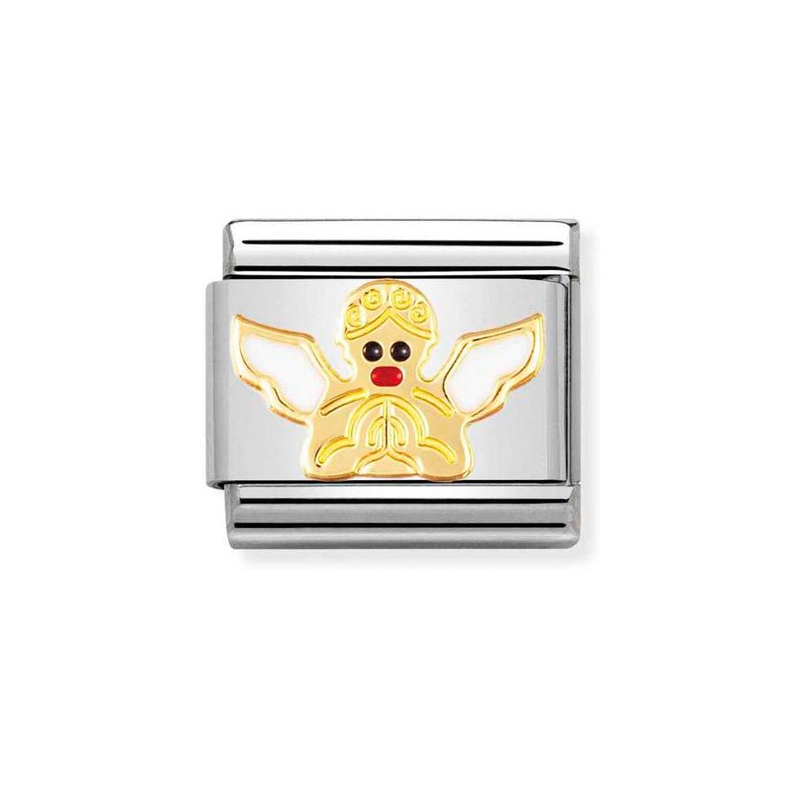 Nomination White Enamel Angel Classic Charm - MococoNomination030225/168033497065735Charms and Links