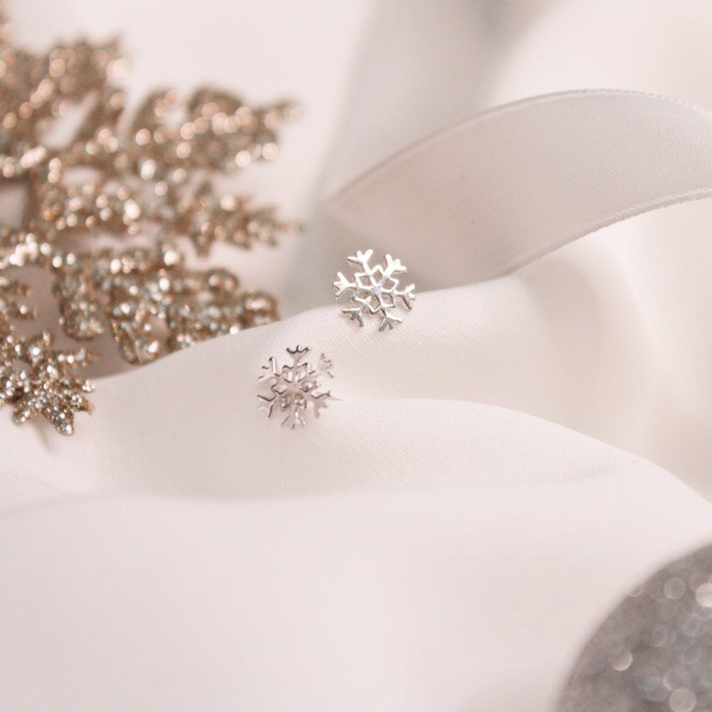 ol&co Silver Snowflake Earrings - MococoOl&CoMOCSS05Earrings