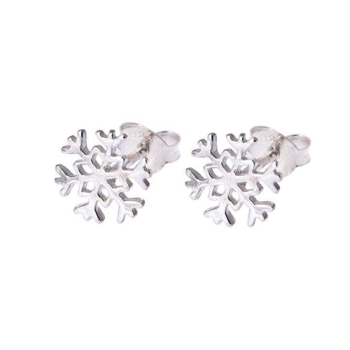 ol&co Silver Snowflake Earrings - MococoOl&CoMOCSS05Earrings