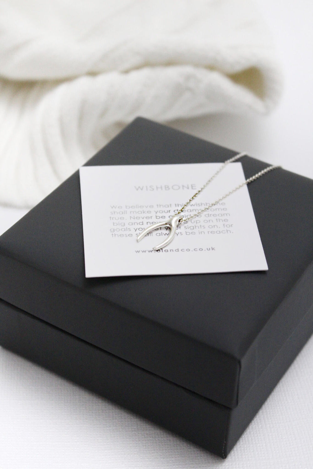 ol&co Silver Wishbone Necklace - MococoOl&CoSOCWB189613778090011Necklaces