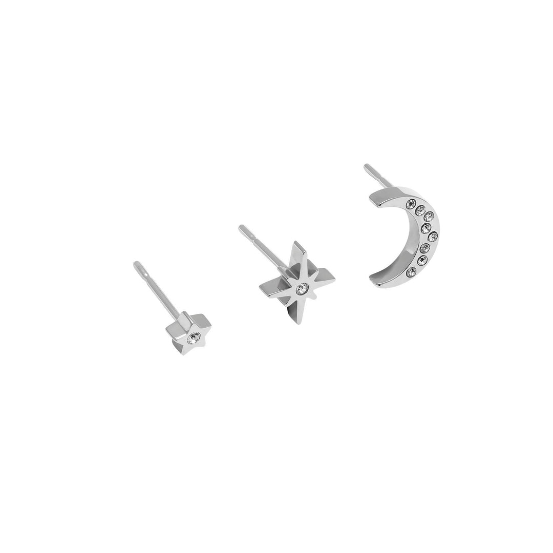 Olivia Burton Silver Celestial North Star Set of 3 Earrings - MococoOlivia Burton241000637613272525862Earrings