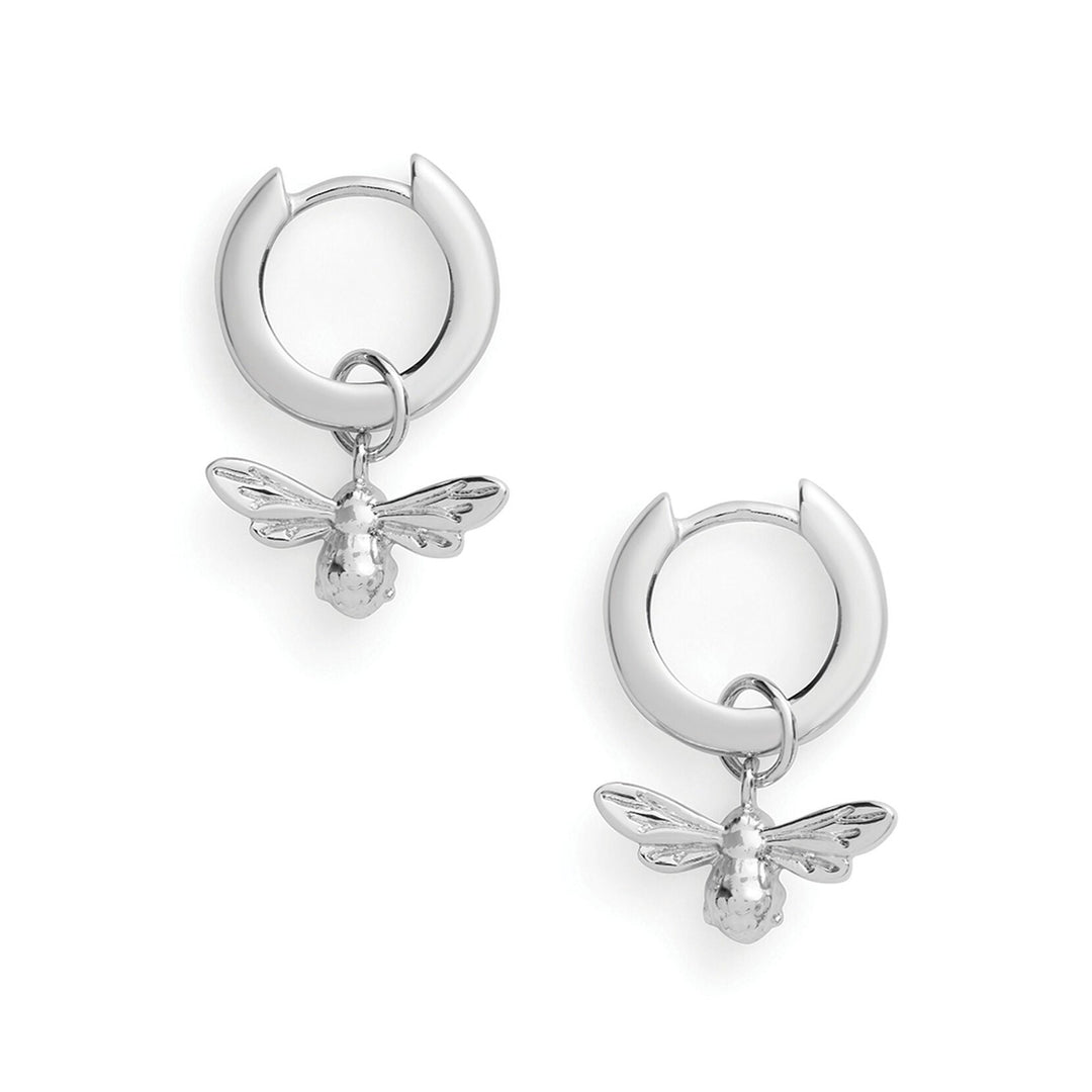 Olivia Burton Silver Lucky Bee Huggie Earrings - MococoOlivia BurtonOBJAME32N9010731120012Earrings