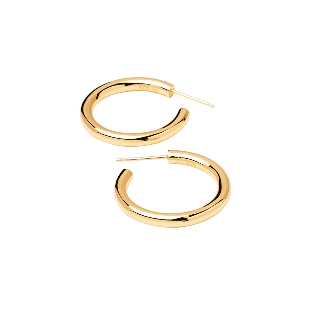 【新品】UPALA Cloud Hoop Stud ゴールドピアス Single Cluster 6.5mm Gold Hoop | Astrid & Miyu Earrings