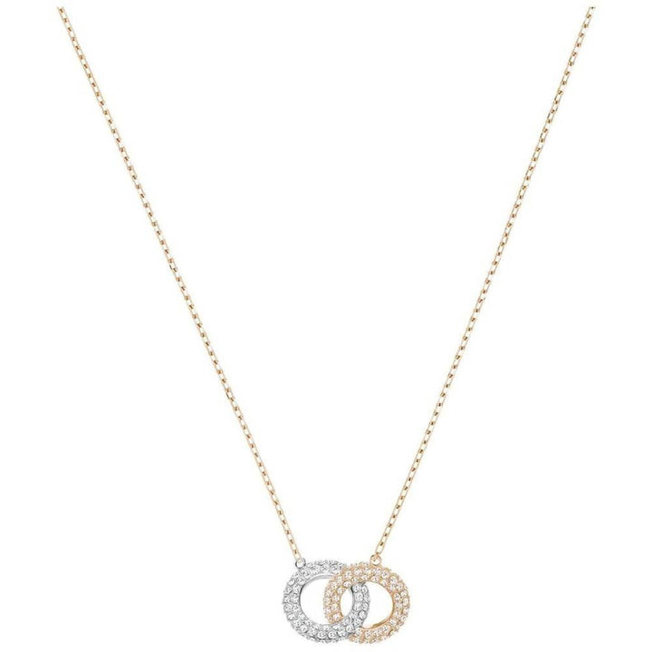 Swarovski Rose Gold Dextera Intertwined Circle Necklace - MococoSwarovski54149999009654149999Necklaces