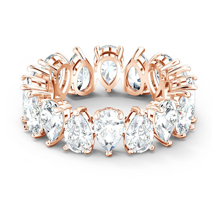 Swarovski Rose Gold Matrix Vittore Pear Cut Ring - MococoSwarovski55854259009655854250Rings