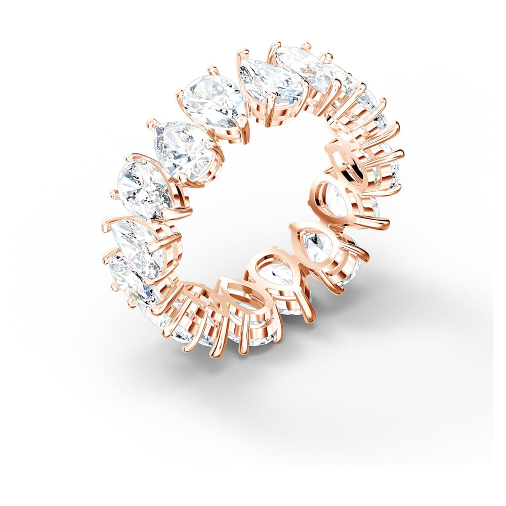 Swarovski Rose Gold Matrix Vittore Pear Cut Ring - MococoSwarovski55854259009655854250Rings
