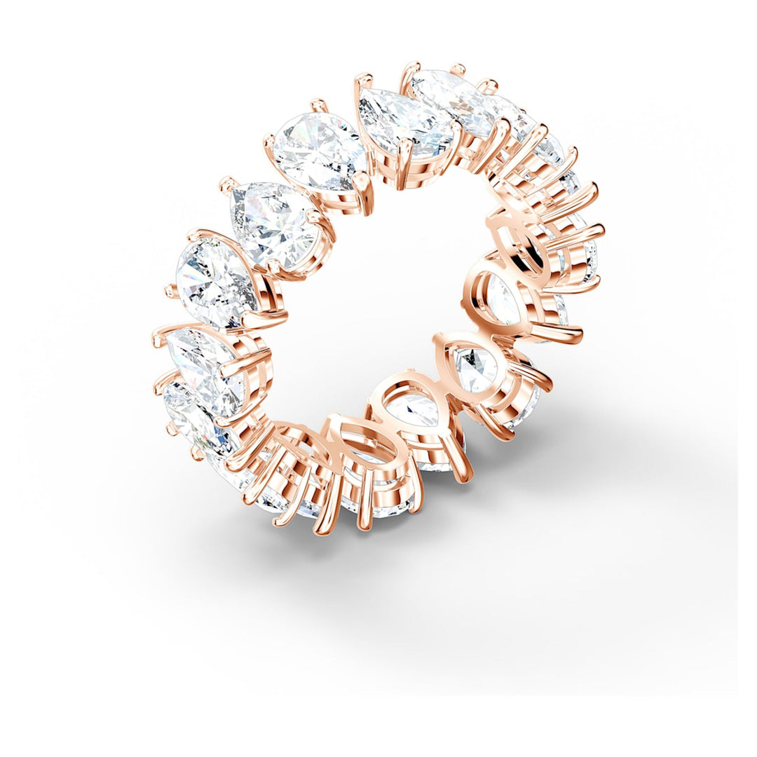 Swarovski Rose Gold Matrix Vittore Pear Cut Ring - MococoSwarovski55854259009655854250Rings