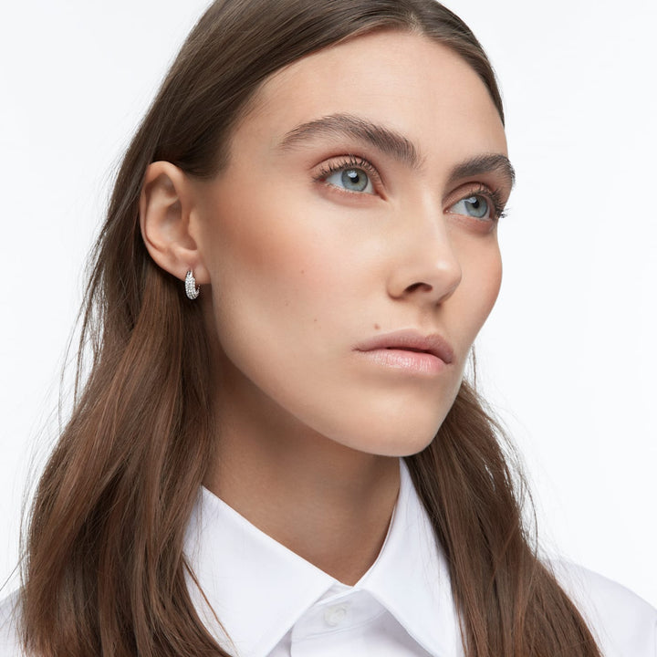 Swarovski Silver Dextera Hoop Earrings - MococoSwarovski56183069009656183069Earrings