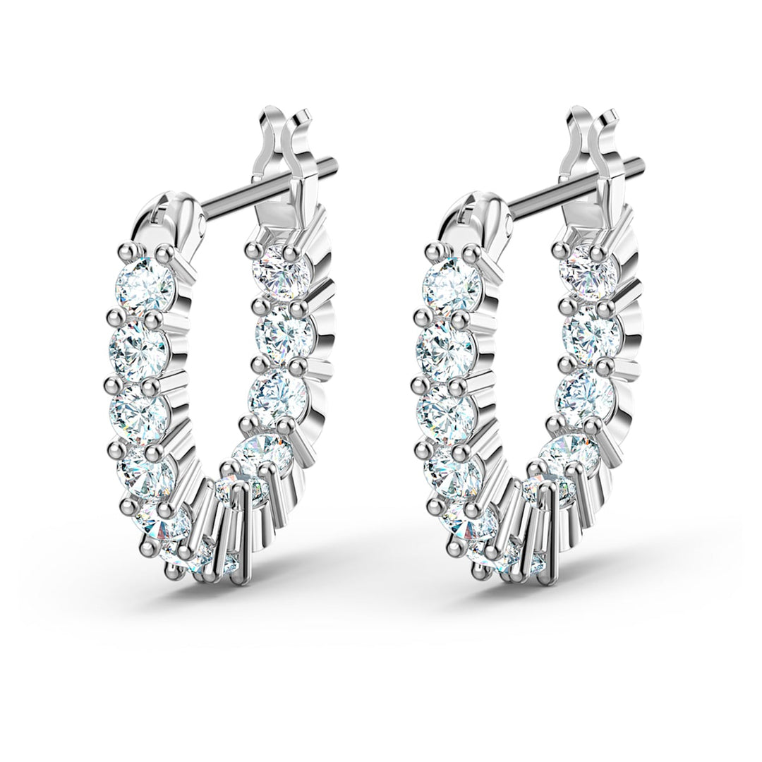 Swarovski Silver Matrix Vittore Mini Hoop Earrings - MococoSwarovski55621269009655621265Earrings