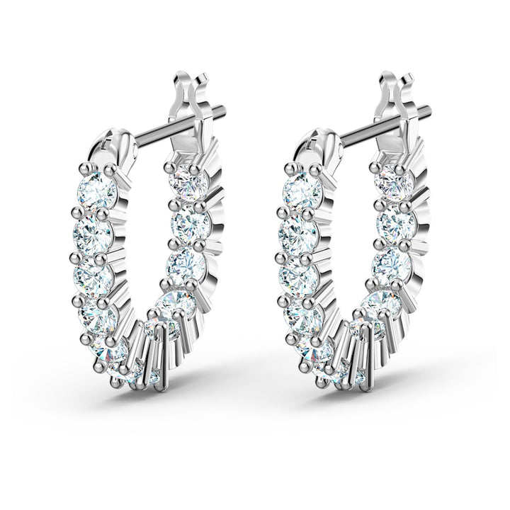 Swarovski Silver Matrix Vittore Mini Hoop Earrings - MococoSwarovski55621269009655621265Earrings