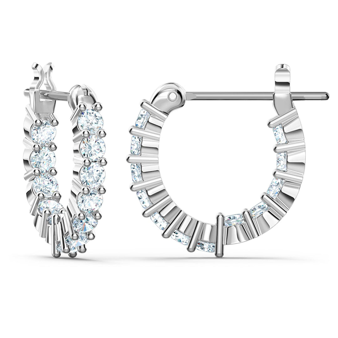 Swarovski Silver Matrix Vittore Mini Hoop Earrings - MococoSwarovski55621269009655621265Earrings