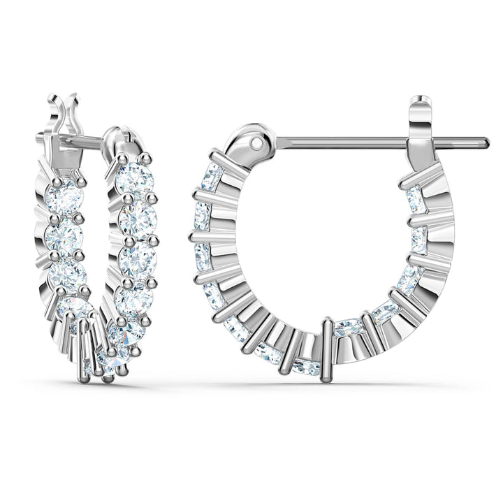 Swarovski Silver Matrix Vittore Mini Hoop Earrings - MococoSwarovski55621269009655621265Earrings