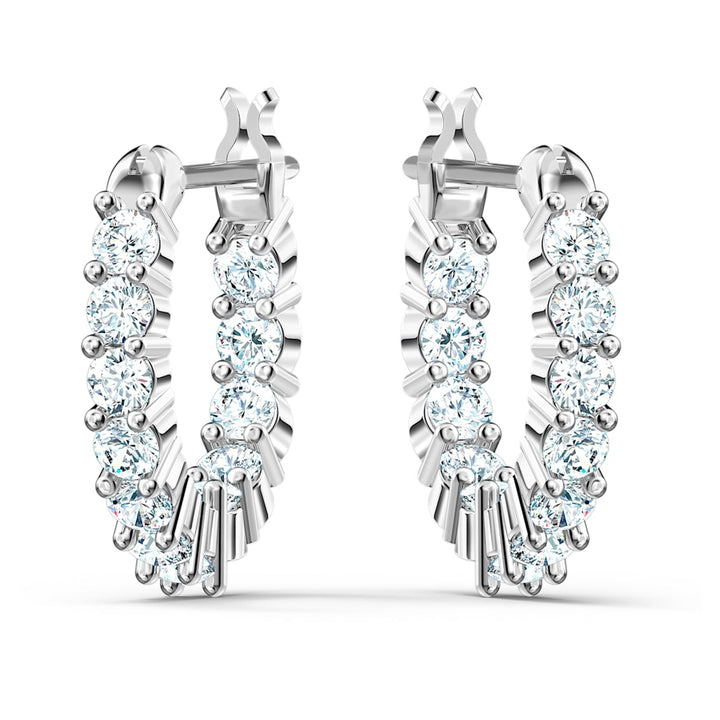 Swarovski Silver Matrix Vittore Mini Hoop Earrings - MococoSwarovski55621269009655621265Earrings