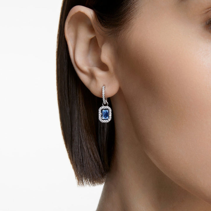 Swarovski Silver Una Octagon Cut Blue Earrings - MococoSwarovski56195009009656195000Necklaces