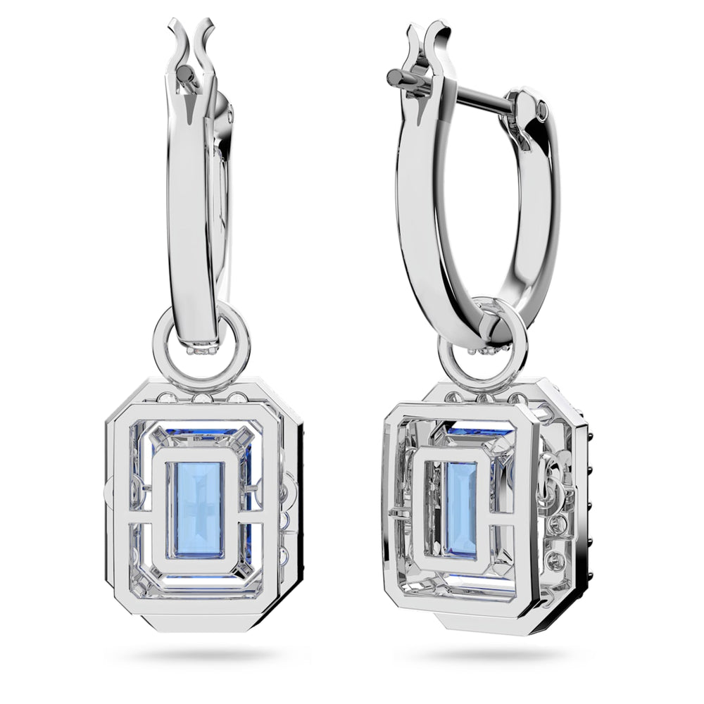 Swarovski Silver Una Octagon Cut Blue Earrings - MococoSwarovski56195009009656195000Necklaces