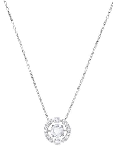 Swarovski Silver Una Sparkling Dance Necklace – Mococo