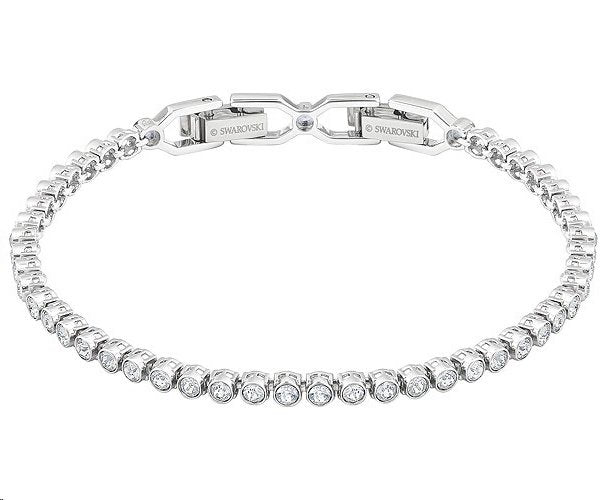 Swarovski Silver Emily Clear Crystal Tennis Bracelet Mococo