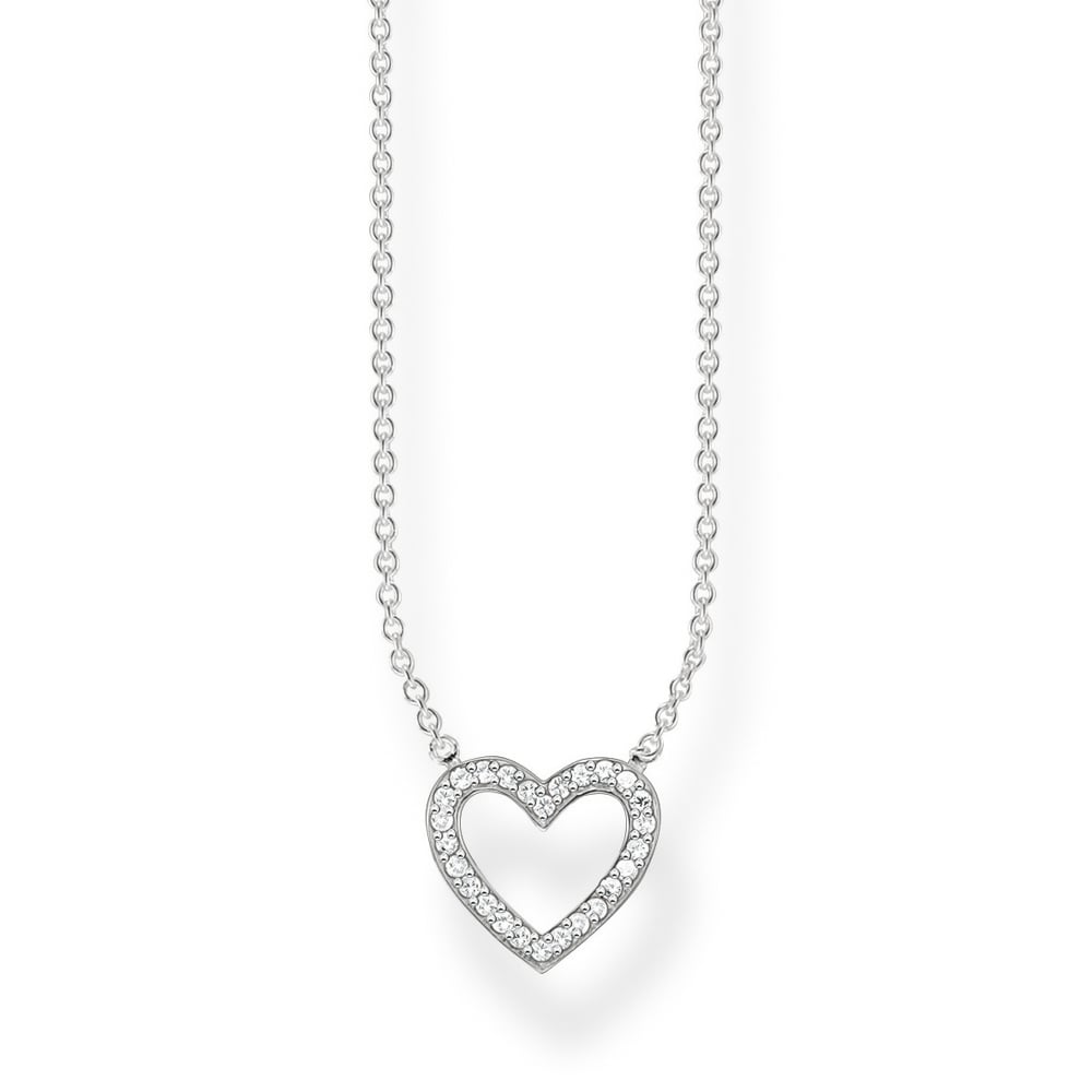 Thomas Sabo Open Heart CZ Necklace - MococoThomas SaboKE1554 - 051 - 14 - L45v4051245268249Necklaces
