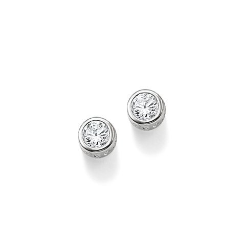 Thomas Sabo Round White CZ Silver Stud Earrings - MococoThomas SaboH1670 - 051 - 144051245254372Earrings