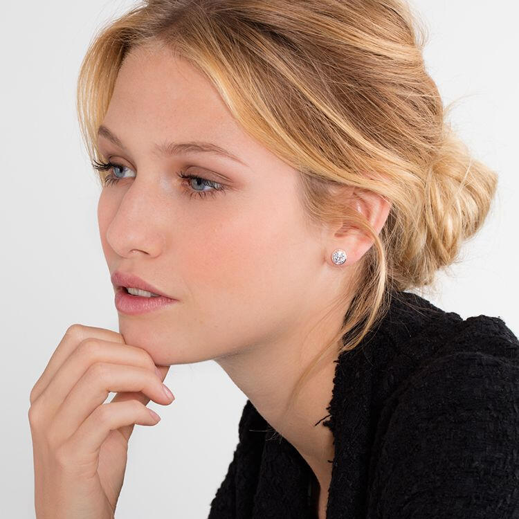Thomas Sabo Round White CZ Silver Stud Earrings - MococoThomas SaboH1670 - 051 - 144051245254372Earrings