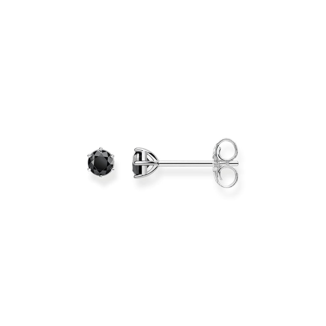 Thomas Sabo Silver & Black Stone Stud Earrings - MococoThomas SaboH1964 - 051 - 114051245314755Earrings