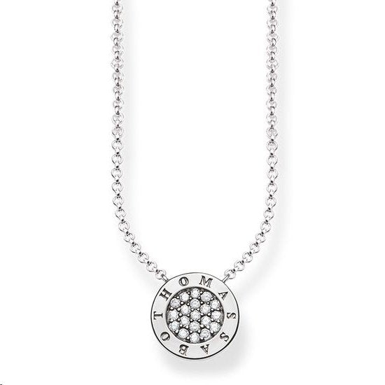 Thomas Sabo Silver Pave Necklace - MococoThomas SaboKE1493 - 051 - 14 - L45v4051245226522Necklaces