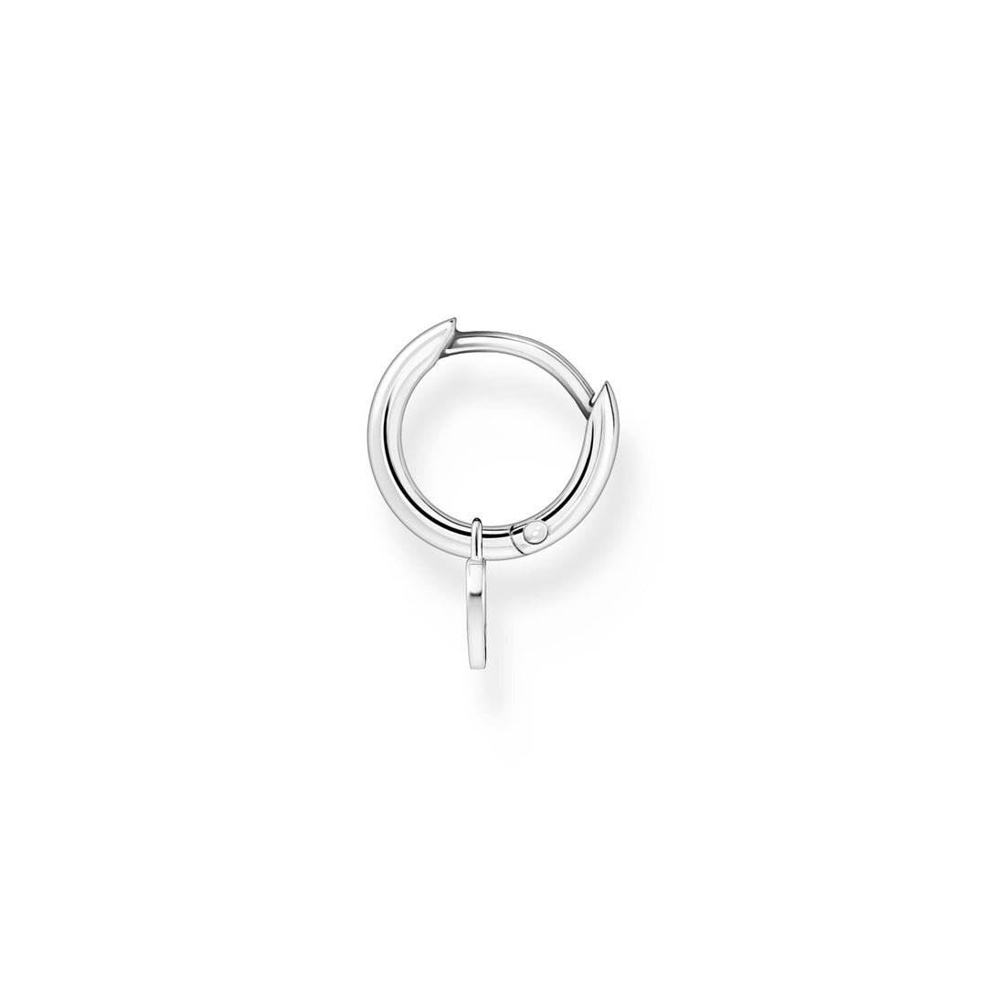 Thomas Sabo Silver Single Heart Drop Hoop Earring - MococoThomas SaboCR696 - 001 - 214051245523928Earrings