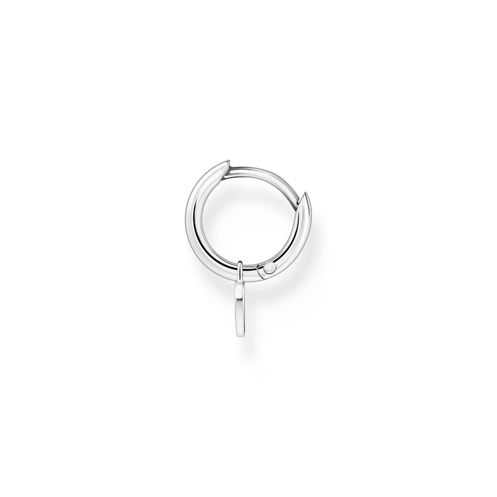 Thomas Sabo Silver Single Heart Drop Hoop Earring - MococoThomas SaboCR696 - 001 - 214051245523928Earrings
