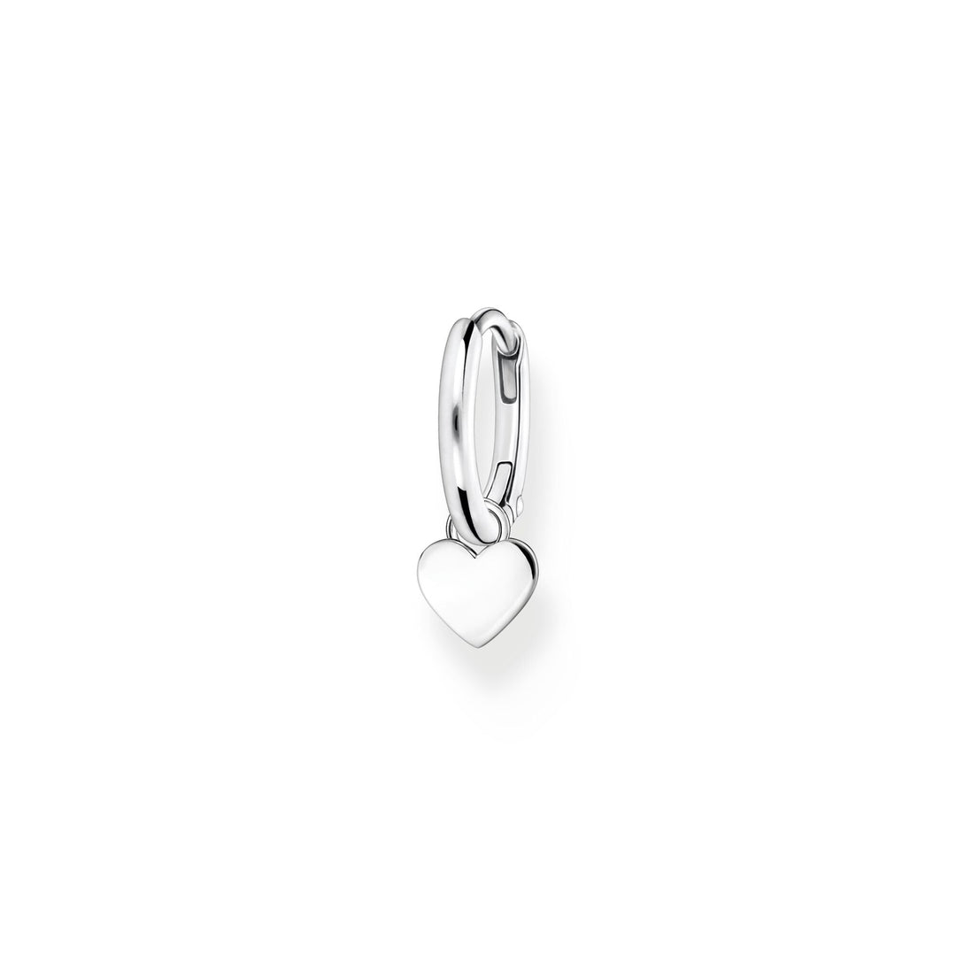 Thomas Sabo Silver Single Heart Drop Hoop Earring - MococoThomas SaboCR696 - 001 - 214051245523928Earrings
