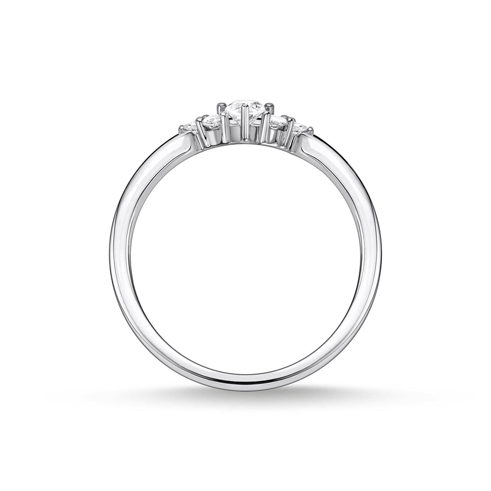 Thomas Sabo Vintage White Stone Silver Ring - MococoThomas SaboTR2325 - 051 - 14 - 524051245490121Rings
